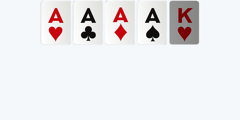 Four of a kind example in poker hands ranked – Poker for Beginner guide