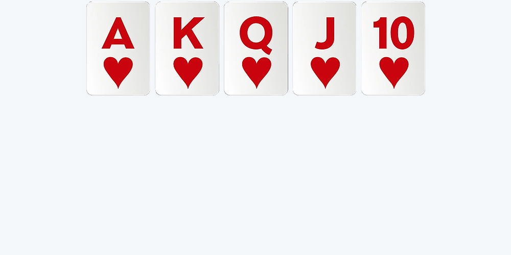 Royal flush strongest hand in poker hand rankings – Poker for Beginner