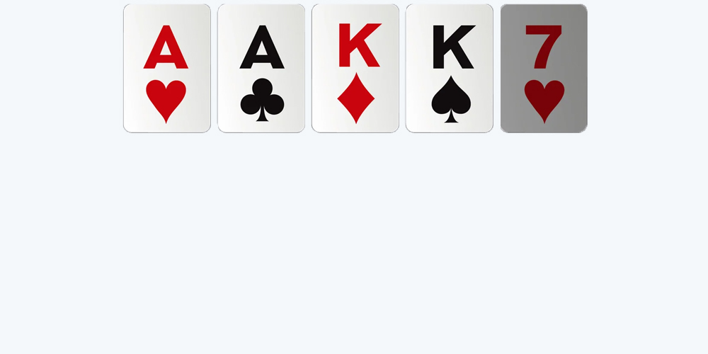 Two pair example under poker rules for beginners – Poker for Beginner